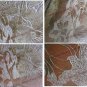 Rustic Iris flowers Fairy ceramic vase Art Pottery vessel handmade sgraffito art pottery