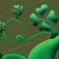 shamrock luck Shamrocks Irish tree Personalized Custom name art print St. Patrick's