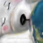 Custom name Art print PERSONALIZED Children Room sleeping cub Earth white bear custom print 13" X19"