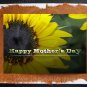 Greeting Card Happy Mother's Day Handmade cards Sunflower yellow heart