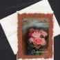 PARENTS Anniversary Handmade Greeting Card art painting cards child pink Roses