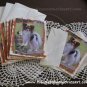 Papillon dog on park bench toy dog papillon breed handmade notecards  custom cards