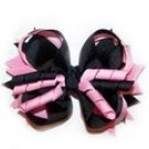 Black 'N Pink Loopy Hairbow
