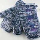 Niagra Blue Oven Mitts by Luxury Sweets®