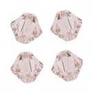 4MM SILK SWAROVSKI BICONE CRYSTALS