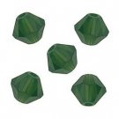 4MM PALACE GREEN OPAL SWAROVSKI BICONE CRYSTALS