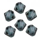 4MM MONTANA SWAROVSKI BICONE CRYSTALS