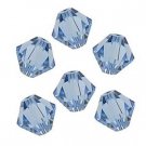 4MM LIGHT SAPPHIRE SWAROVSKI BICONE CRYSTALS