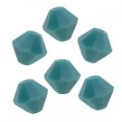 4MM TURQUOISE SWAROVSKI BICONE CRYSTALS