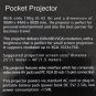 1 x NEW Mini LED Projector for Computer , Video / Audio