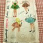 Poodle Skirt 40s vintage sewing pattern Size 3 Simplicity 2533