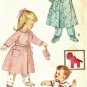 Toddler Robe and Booties Vintage Sewing Pattern Simplicity 3723