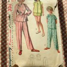 Girls Pajamas Simplicity 4131 vintage sewing pattern