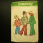 Childs Smock Top and Pants 70s vintage sewing pattern Simplicity 6583