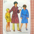 Boys Bathrobe vintage 70s sewing pattern Simplicity 9635 Size 14