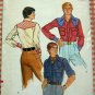 Men's Western Shirt Vogue 9443 vintage sewing pattern
