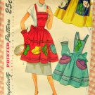 Simplicity 4062 Apron Vintage 50s Sewing Pattern Mexican Motif