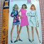 Sixties Mini Dress Vintage Sewing Pattern McCall's 2195