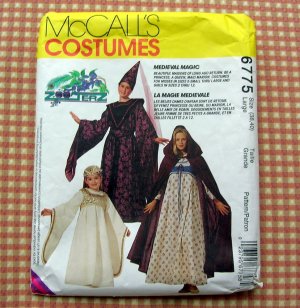 Medieval Costumes McCall's 6775 Sewing Pattern