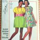 Boho Dress or Blouse Vintage Sewing Pattern Simplicity 8634
