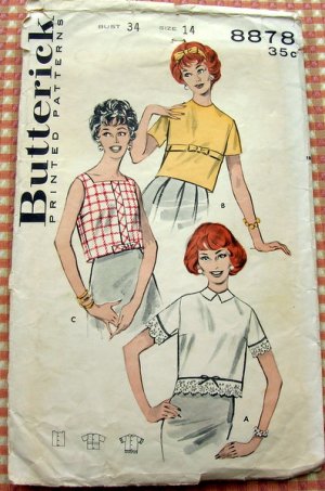 vogue sewing pattern blouse on Etsy, a global handmade and vintage