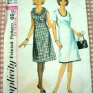 Misses Dress Vintage Sewing Pattern Simplicity 5915
