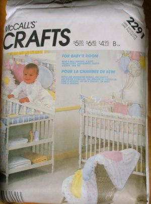 Baby Accessories Vintage Sewing Pattern McCalls 2291