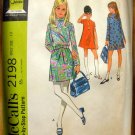 Girl's Mod  Dress Vintage Sewing Pattern McCalls 2198