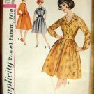 Vintage Original Sewing Pattern Misses Shirtwaist Dress Simplicity 4692