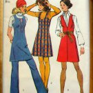 Bell Bottom Pants Vintage Pattern Simplicity 9609