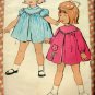 Toddler's Smock Dress Vintage Sewing Pattern Advance 2986 Size 2