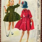 Girl's Petticoat Dress Vintage 50s Sewing Pattern McCall's 5574