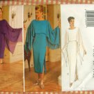 Misses Bat Wing Evening Gown Dress Vintage Sewing Pattern Butterick 3802
