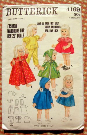 Vintage Doll Clothes Patterns – Free Patterns