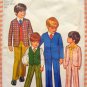 Boy's Pants, Jacket, Vest  Vintage Sewing Pattern Simplicity 9651