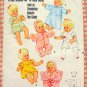 Baby Doll Layette Vintage Sewing Pattern Butterick 4202