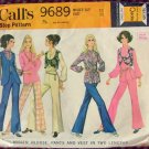 Mod Blouse, Pants and Vests 60s Vintage Sewing Pattern McCalls 9689