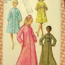 Misses Robe Vintage Sewing Pattern Simplicity 9074 32.5" Bust