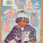 Baby's Winter Jacket, Jumpsuit, Pants and Hat Uncut Sewing Pattern Butterick 5092