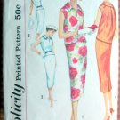 Skirt and Blouse Vintage 50s Sewing Pattern Simplicity 2489