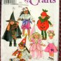 18" Doll Costumes Vintage 90s Sewing Pattern Simplicity 7790