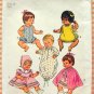 14" Baby Doll Wardrobe Vintage 70s Sewing Pattern Simplicity 5275