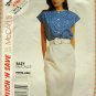 Vintage Sewing Pattern McCall's 4785 Misses Blouse and Skirt