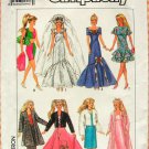Fashion Doll Clothes 80's Sewing Pattern Simplicity 9334