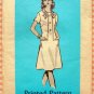 Faux Buttonfront Dress Vintage 70s Mail Order Sewing Pattern 4995
