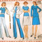 Misses Top, Pants, Skirt and Jacket Vintage 70s Pattern Simplicity 5527