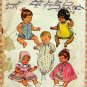 16" Baby Doll Wardrobe Vintage 70s Sewing Pattern Simplicity 5275