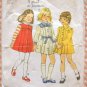 Toddler Pleated Dress Size 2 Simplicity 6584 Vintage Sewing Pattern
