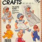 Baby and Toddler 13" to 18" Doll Clothes Sewing Pattern McCall's 2862