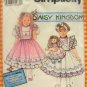 Daisy Kingdom Dress and 22" Doll Dress Simplicity 8877 Sewing Pattern